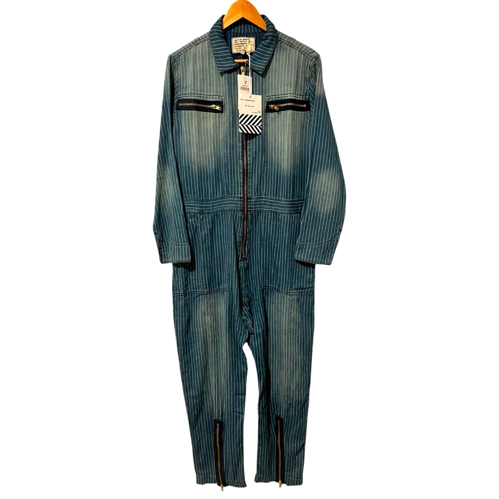 Sandrine Rose jump suit for women. Size Medium. Color Indigo. Brand new